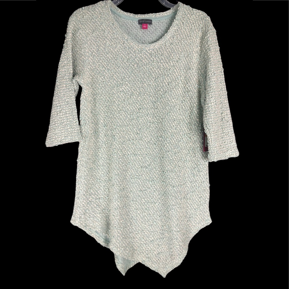 Vince Camuto Nubby Slub Knit Asymmetric Top
